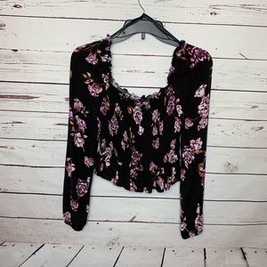 SALE 3/$20 Wild Fable long sleeve top small floral